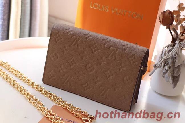 Louis vuitton VAVIN CHAIN WALLET M67841 Camel