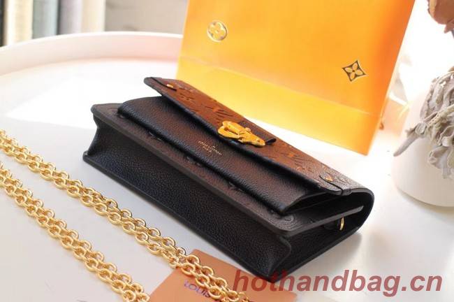 Louis vuitton VAVIN CHAIN WALLET M67841 black