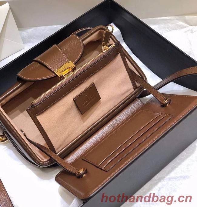 Gucci Horsebit 1955 mini bag 614368 brown