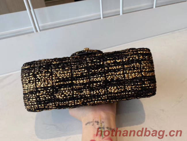 Chanel classic handbag Tweed & Gold-Tone Metal A01116-1