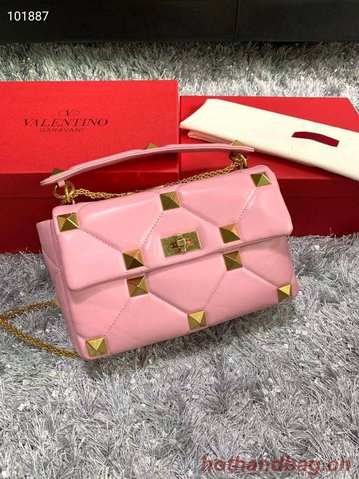 Valentino medium Garavani Roman Stud V2060 cherry blossoms