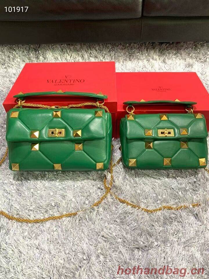 Valentino mini Garavani Roman Stud V2061 green