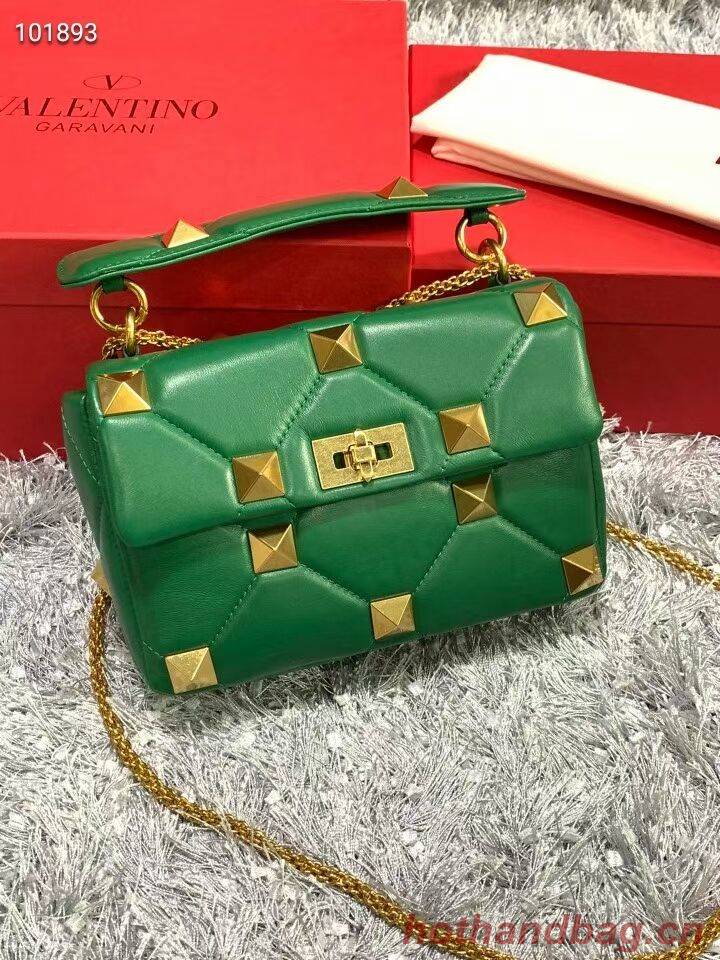 Valentino mini Garavani Roman Stud V2061 green