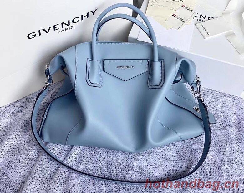 GIVENCHY Original Leather Shoulder Bag 63188 sky Blue