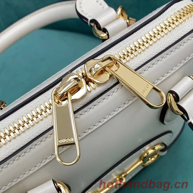 Gucci Horsebit 1955 mini top handle bag 640716 white