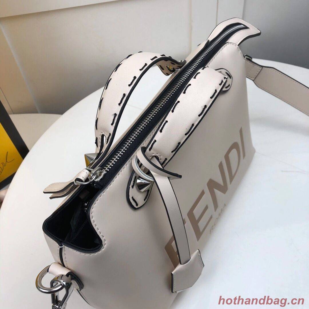 FENDI MEDIUM BY THE WAY leather Boston bag 8BL146A beige