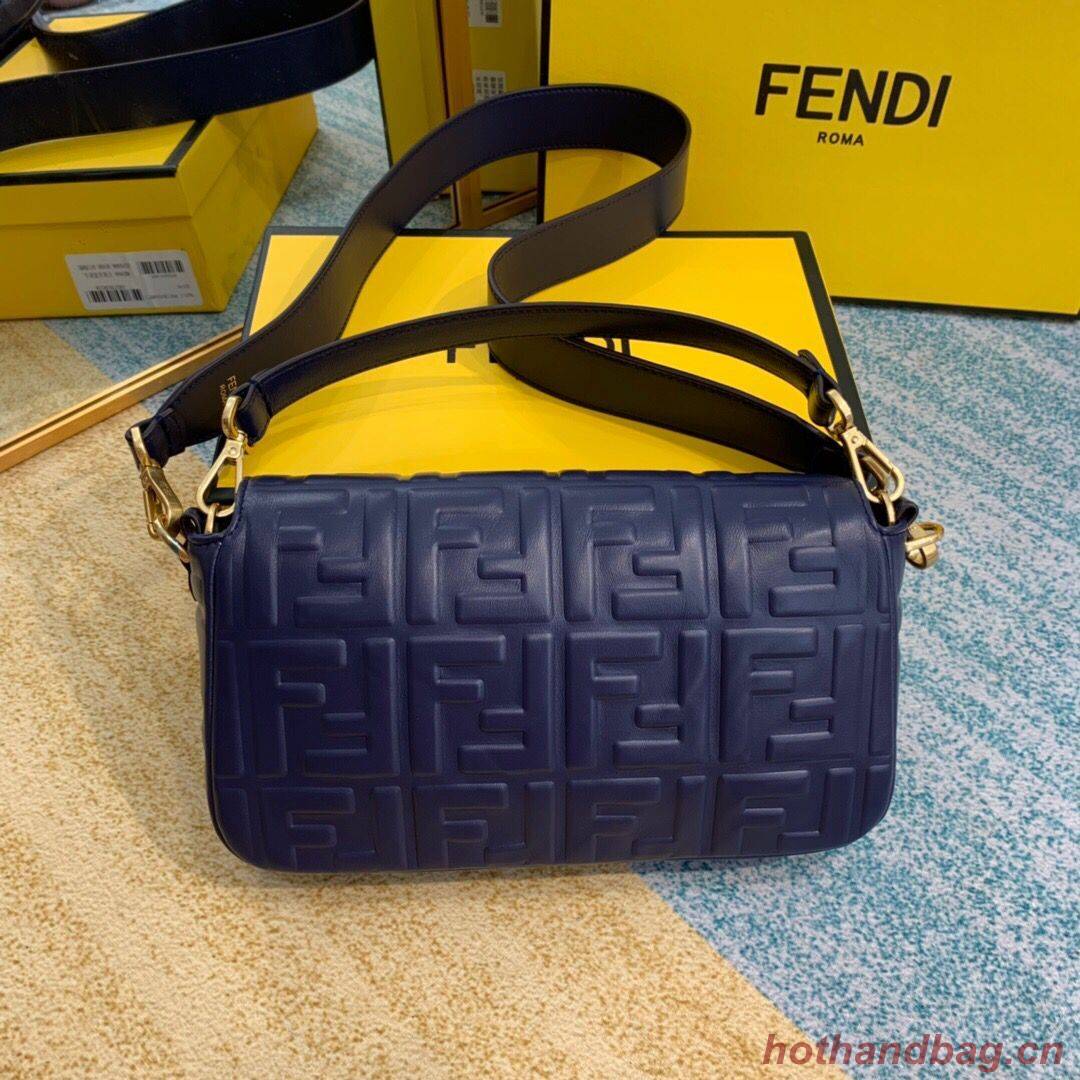  FENDI BAGUETTE Mini Shoulder Bag 8BS017 dark blue