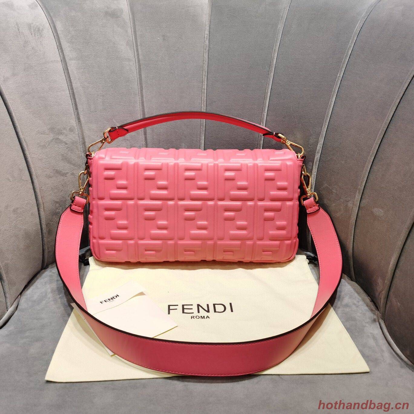 FENDI BAGUETTE  Shoulder Bag 8BS017 rose