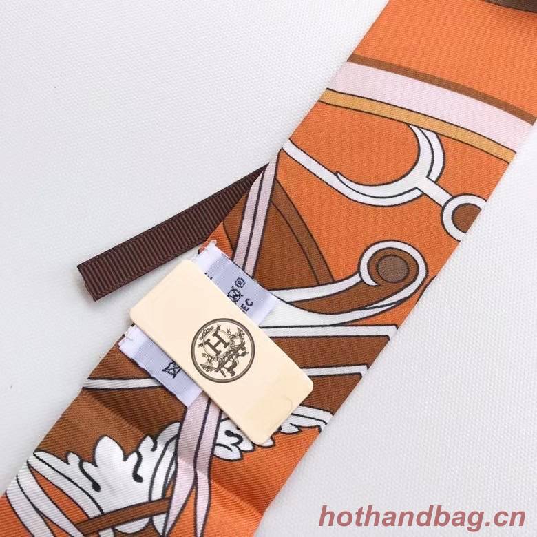 Hermes Wow Twilly Small silk scarf H06346