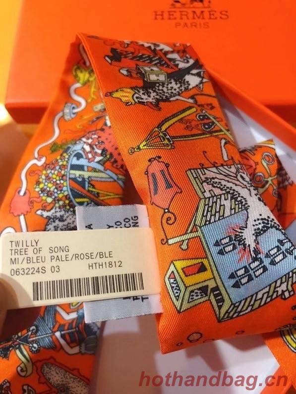Hermes Twilly Small silk scarf H06353