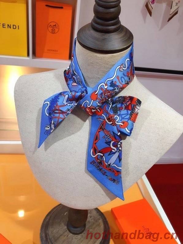 Hermes Twilly Small silk scarf H06356