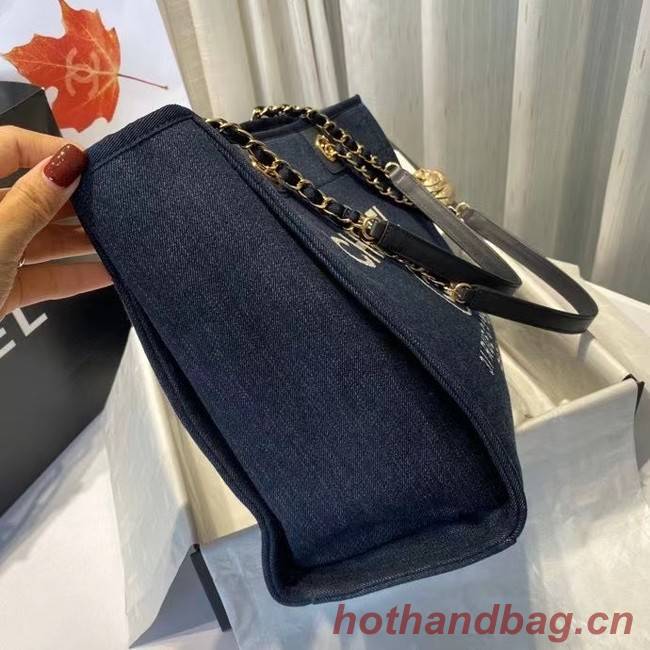 Chanel 19SS Shopping bag A67001 royal blue