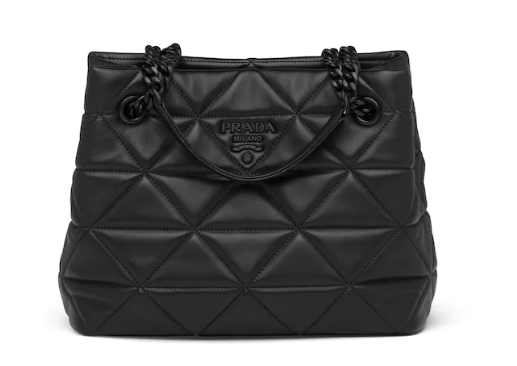 Prada Nappa Leather Prada Spectrum Tote 1BG298 black