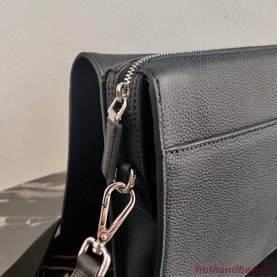 Prada leather shoulder bag 2VD012 black