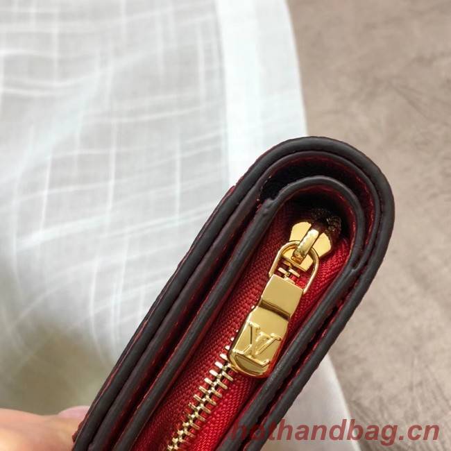 Louis Vuitton Original Monogram Empreinte CLEA WALLET M80152 red