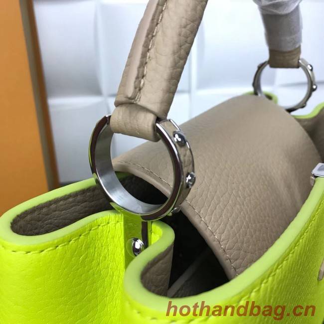 Louis Vuitton CAPUCINES PM M57519 yellow&grey