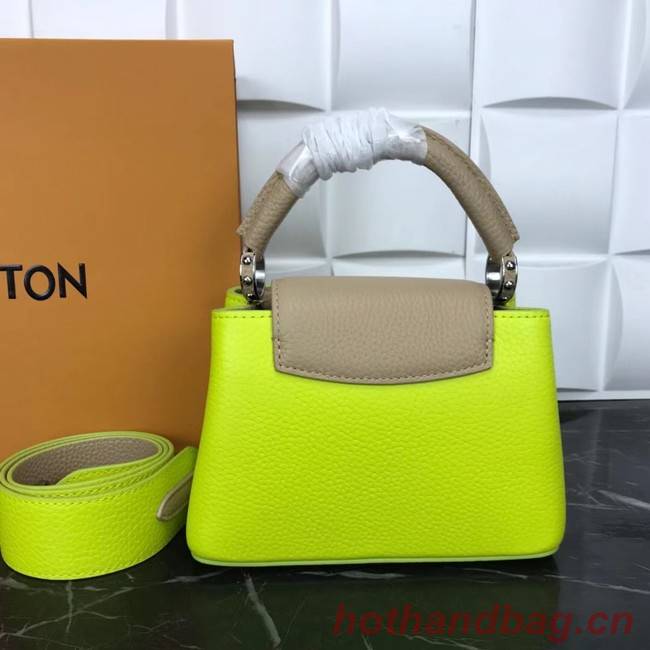 Louis Vuitton CAPUCINES PM M57519 yellow&grey