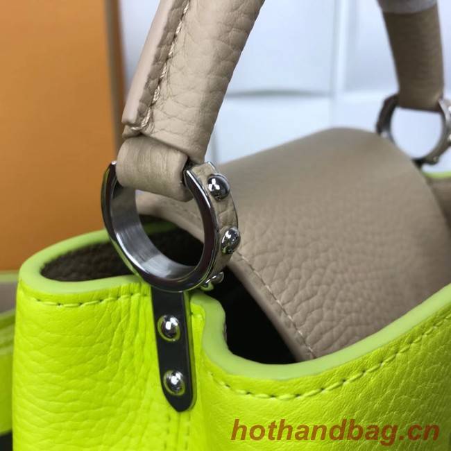 Louis Vuitton CAPUCINES PM M57519 yellow&grey