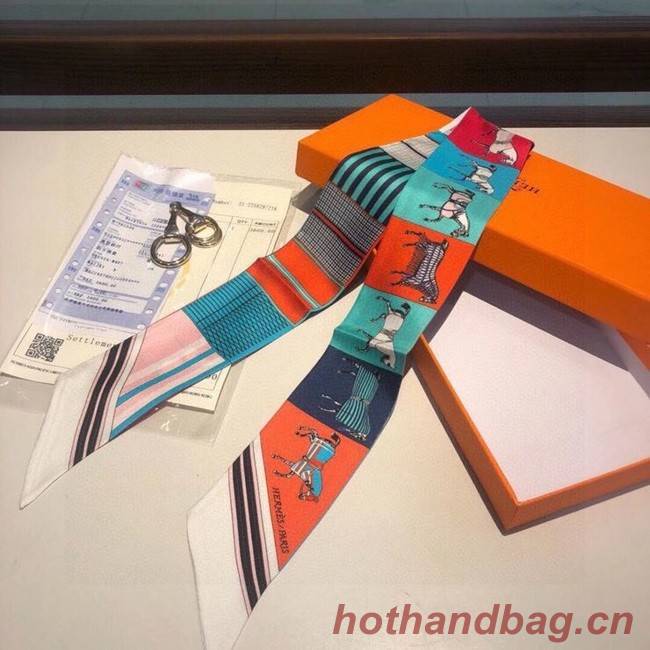 Hermes Twilly Small silk scarf H06365