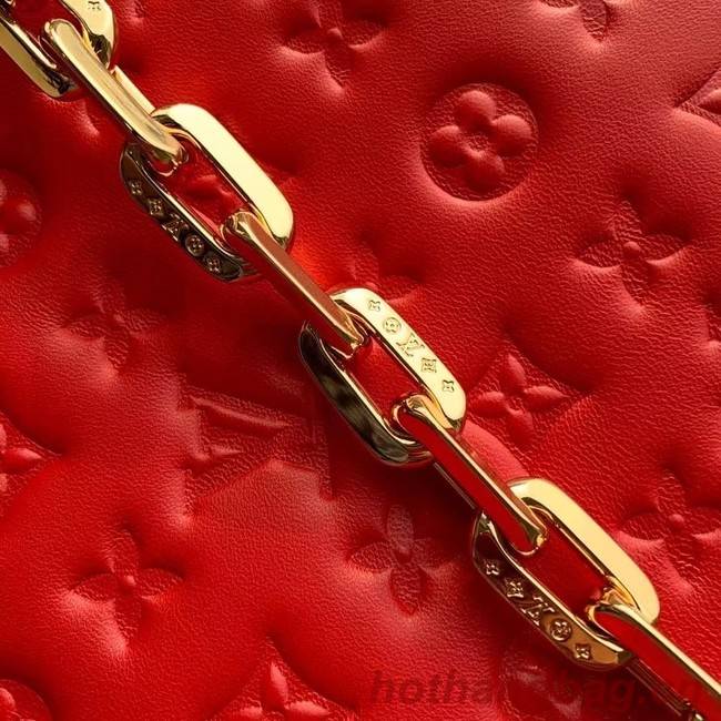 Louis Vuitton COUSSIN PM M57793 red