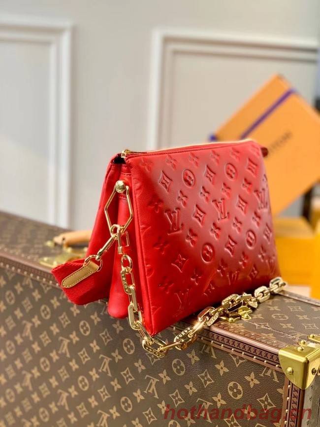 Louis Vuitton COUSSIN PM M57793 red