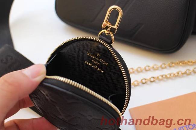 Louis Vuitton Monogram Empreinte Original Leather M44823 black