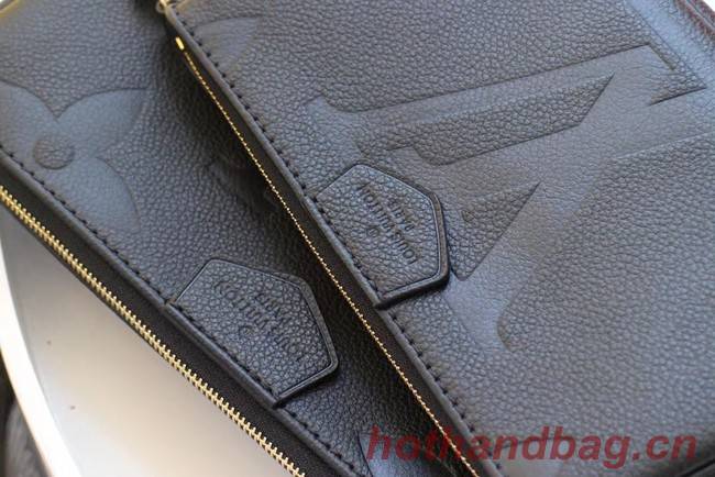 Louis Vuitton Monogram Empreinte Original Leather M44823 black