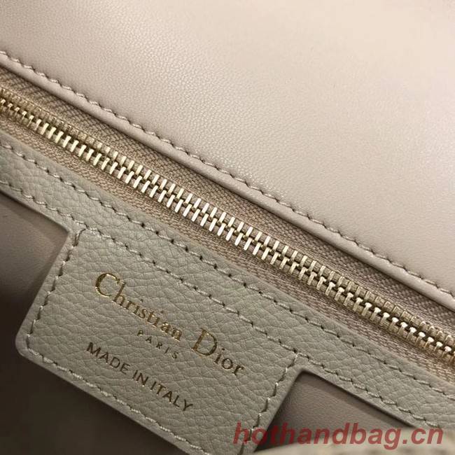 Dior SMALL DIOR CARO BAG Soft Cannage Calfskin M9241 Beige