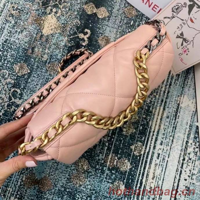 Chanel 19 flap bag AS1160 AS1161 AS1162 pink