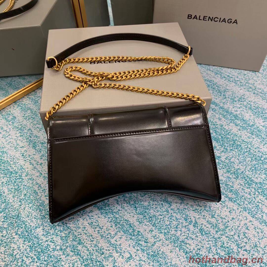 Balenciaga HOURGLASS CHAIN BAG B164497 black