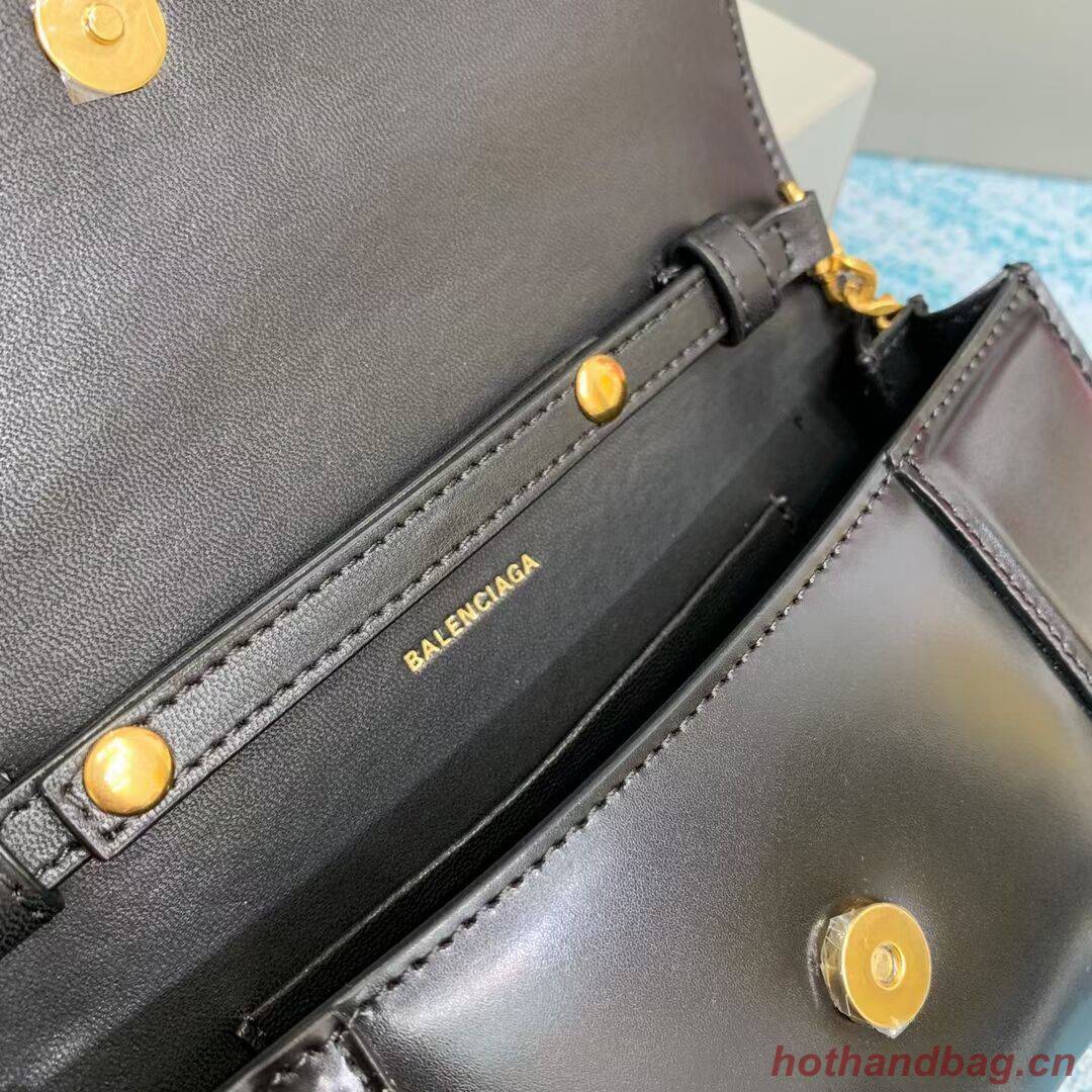 Balenciaga HOURGLASS CHAIN BAG B164497 black