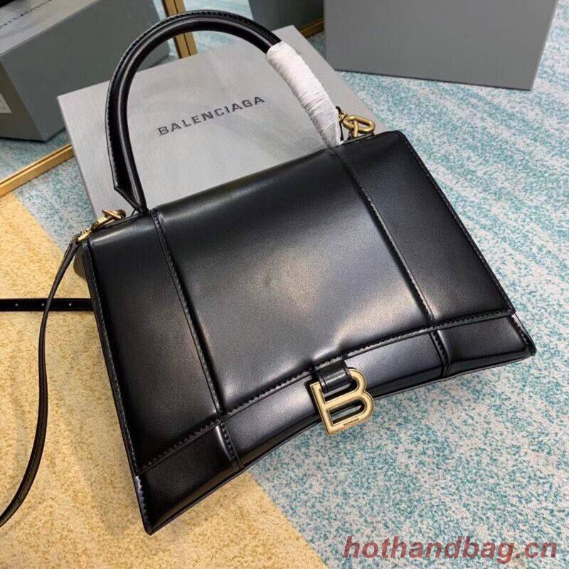 Balenciaga HOURGLASS MEDIUM TOP HANDLE BAG B108892 black