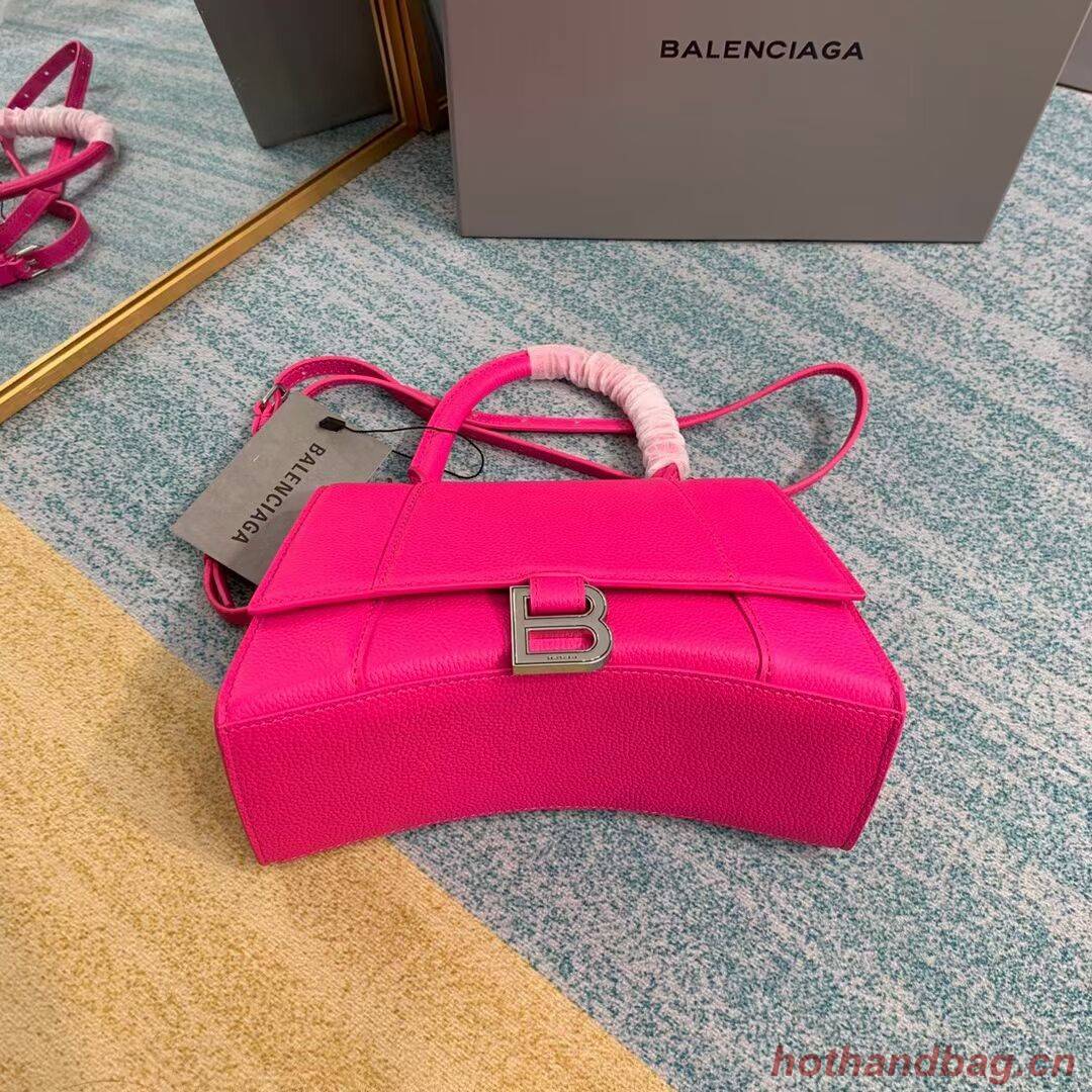 Balenciaga HOURGLASS SMALL TOP HANDLE BAG B108895 neon pink