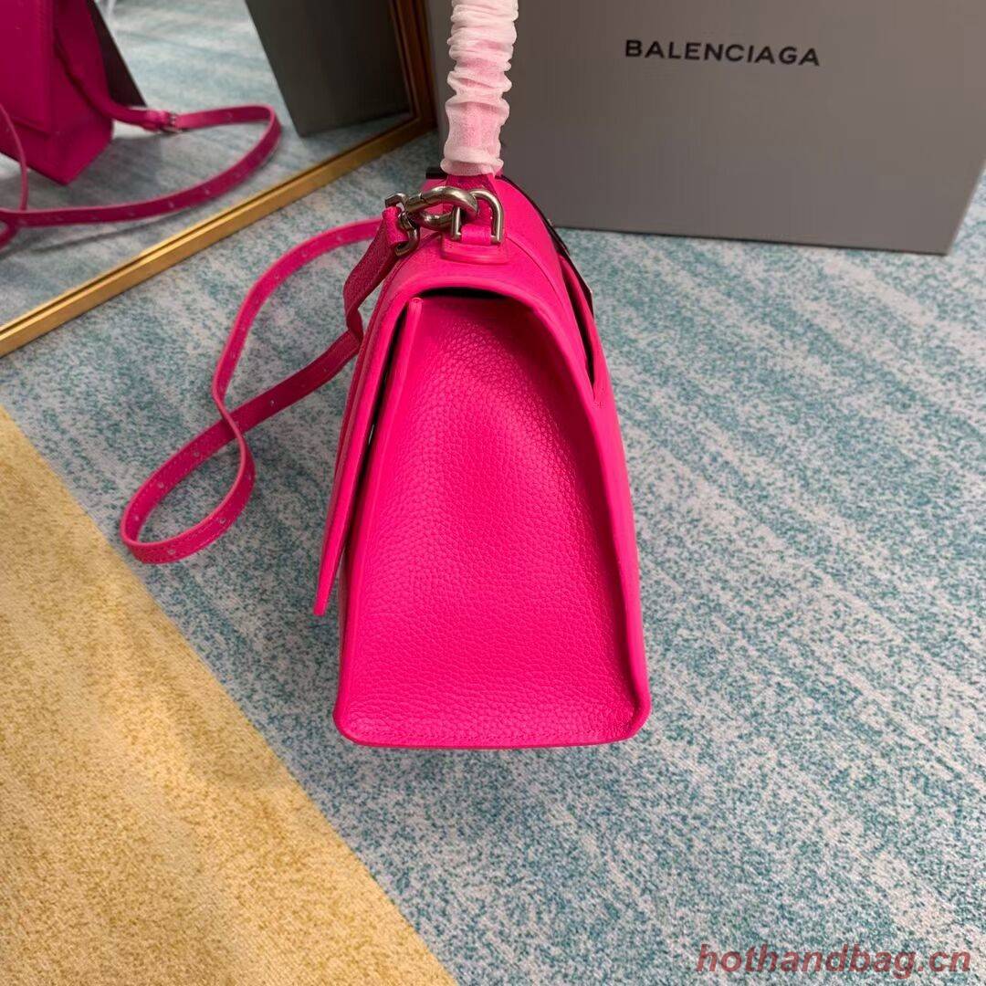 Balenciaga HOURGLASS SMALL TOP HANDLE BAG B108895 neon pink