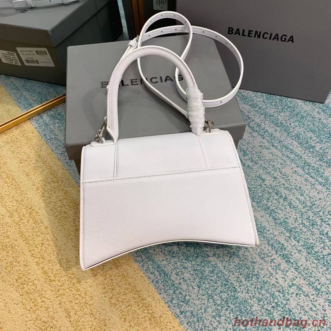 Balenciaga HOURGLASS SMALL TOP HANDLE BAG B108895 white