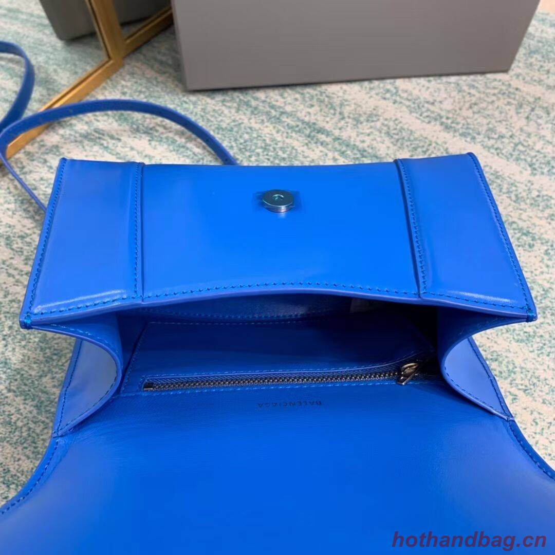 Balenciaga HOURGLASS SMALL TOP HANDLE BAG B108895-1 blue