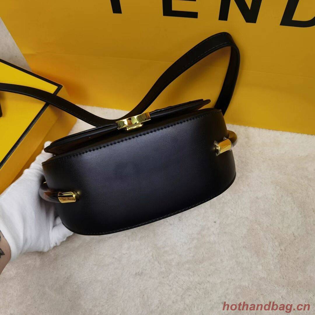 FENDI MOONLIGHT leather bag 8BT346A black