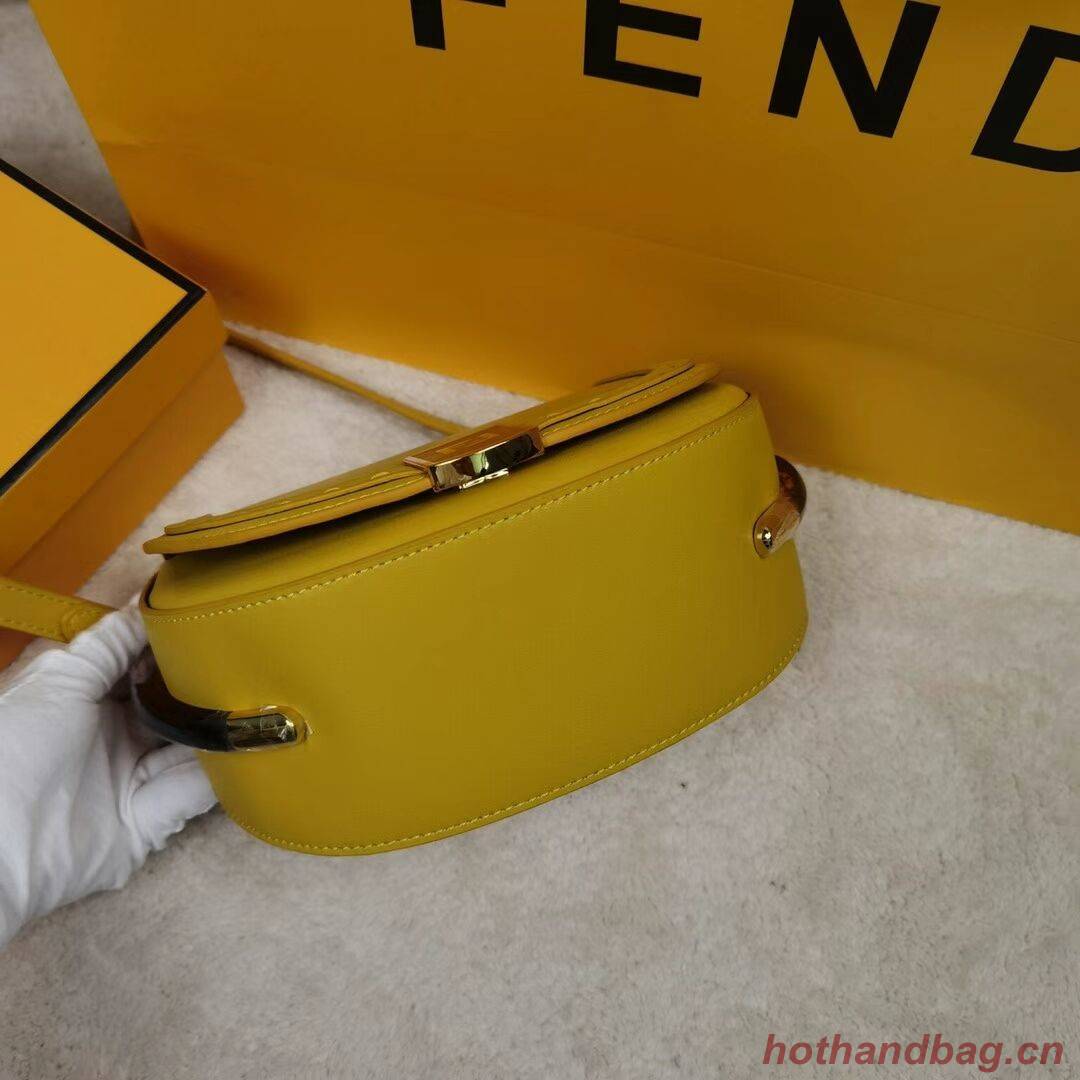 FENDI MOONLIGHT leather bag 8BT346A yellow