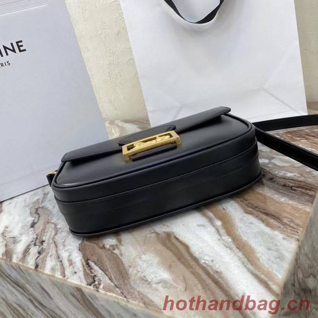 Celine TEEN TRIOMPHE BAG IN SHINY CALFSKIN MINERAL 195302 black