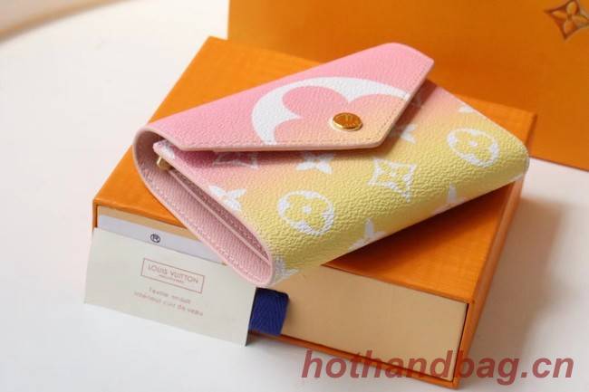 Louis Vuitton VICTORINE WALLET M80388 pink