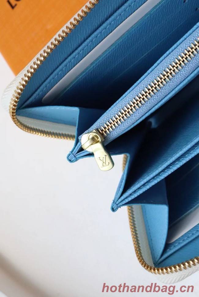 Louis Vuitton ZIPPY WALLET M80361 blue