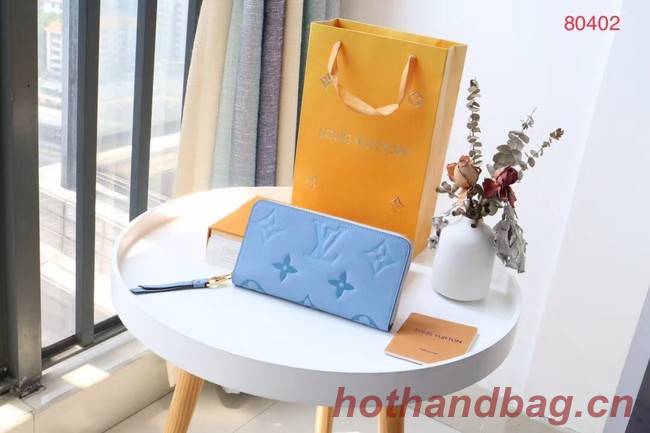 Louis Vuitton ZIPPY WALLET M80403 blue