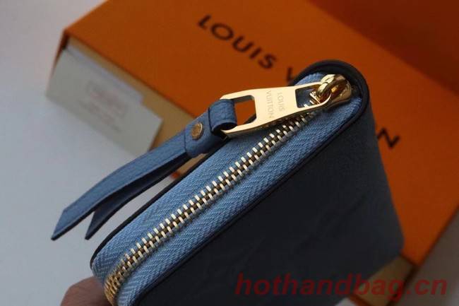 Louis Vuitton ZIPPY WALLET M80403 blue