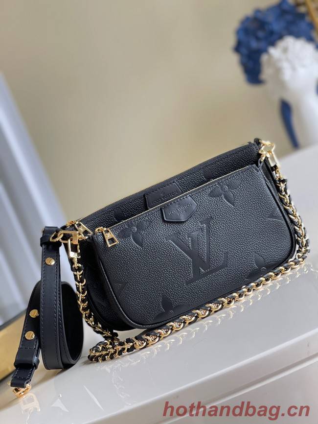 Louis Vuitton MULTI POCHETTE ACCESSOIRES M80399 Black