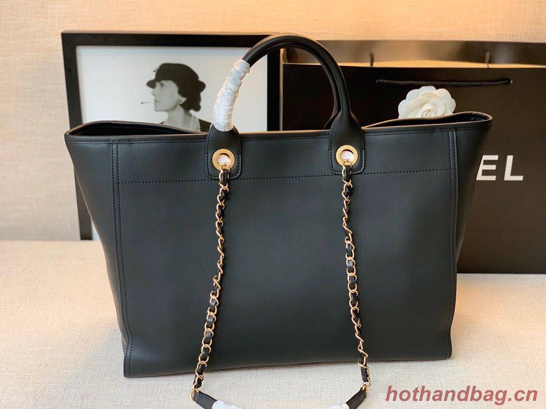 Chanel Original Leather Shopping Bag A66945 Black