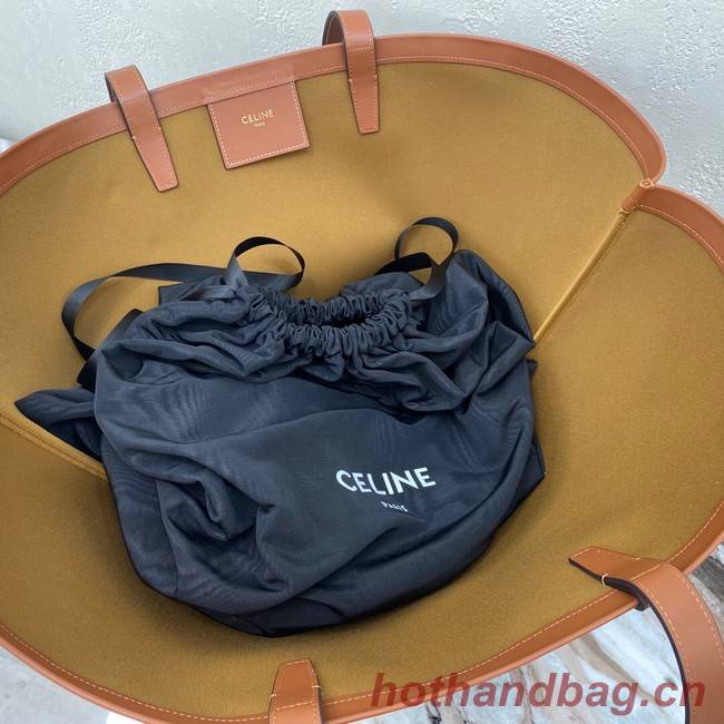 Celine MEDIUM COUFFIN BAG IN TRIOMPHE CANVAS CELINE PRINT 196262 black