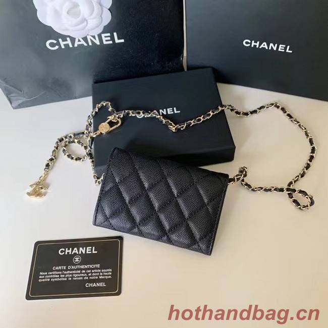 Chanel Original Grained Calfskin Pocket 81081 black