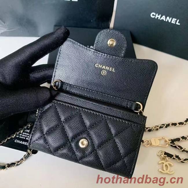 Chanel Original Grained Calfskin Pocket 81081 black