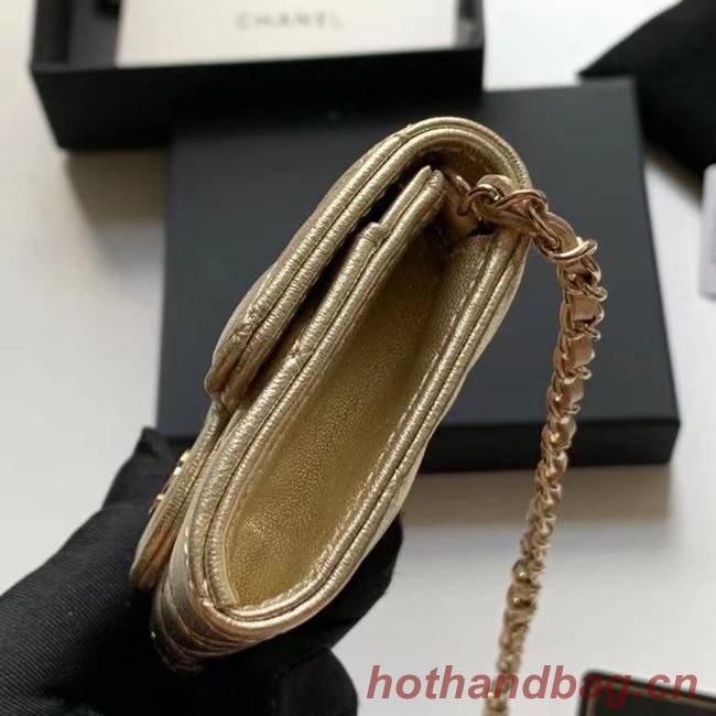 Chanel Original Grained Calfskin Pocket 81081 gold