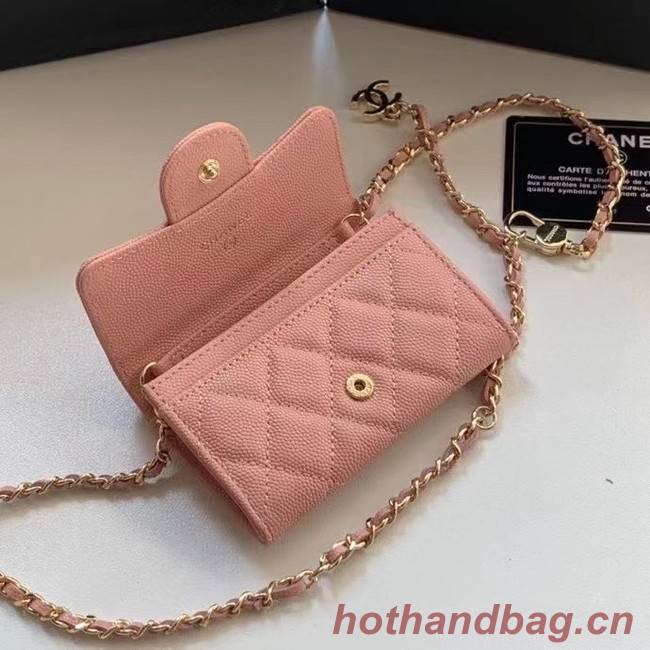 Chanel Original Grained Calfskin Pocket 81081 pink